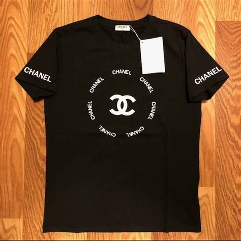 chanel clothes logo|embellished Chanel t shirt.